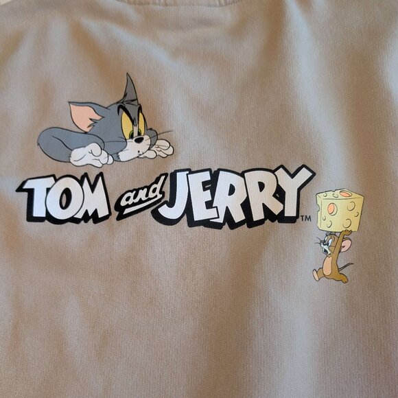 H&M Tom & Jerry Regular Fit Crewneck Sweatshirt Embroidered Graphics WB Sz S - Picture 4 of 9